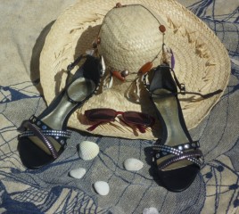 Escarpins à la plage