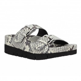 ASH Takoon cuir Reptile Femme Gris