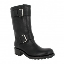 FREE LANCE Biker 4 Mid Strap cuir Femme Noir