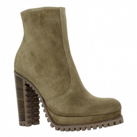 FREE LANCE Lery 7 Zip Boot velours Femme Taupe