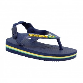 HAVAIANAS Brasil Logo Baby caoutchouc Enfant Navy