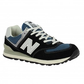 NEW BALANCE ML574 velours + toile Homme Marine