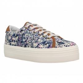 NO NAME Plato Sneaker toile Drip Femme Purple