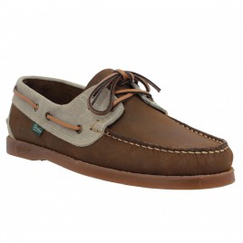 PARABOOT Barth velours Homme Marron + Gris