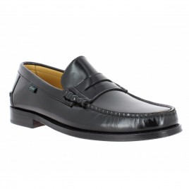 PARABOOT Princeton S Cuir cuir Homme Noir Brillant