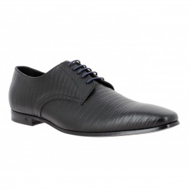 PAUL SMITH Taylor cuir reptile Homme Noir