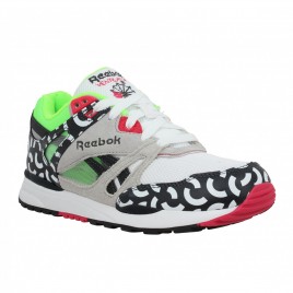 REEBOK Ventilator velours + toile Femme Gris + Blanc