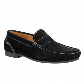 SEBAGO Trenton Penny velours Homme Noir