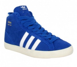 Adidas Basket Profi velours homme bleu