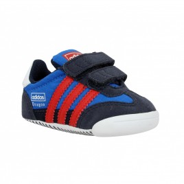 ADIDAS Learn To Walk Dragon toile + velours Enfant Bleu