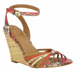 ASH Jasmine python + cuir Femme Corail Multi