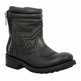 ASH Texas Destroyer cuir Femme Noir