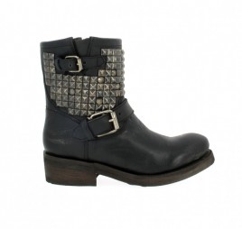 ash titan cuir femme noir