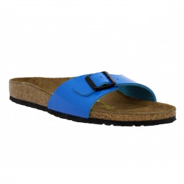 BIRKENSTOCK Madrid birko flor vernis Femme Bleu