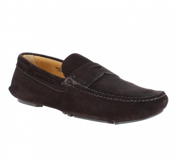 CHURCH'S Luigi II velours Homme Marron