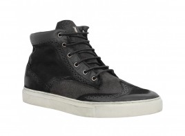 CRIME CR1560 cuir Homme Noir