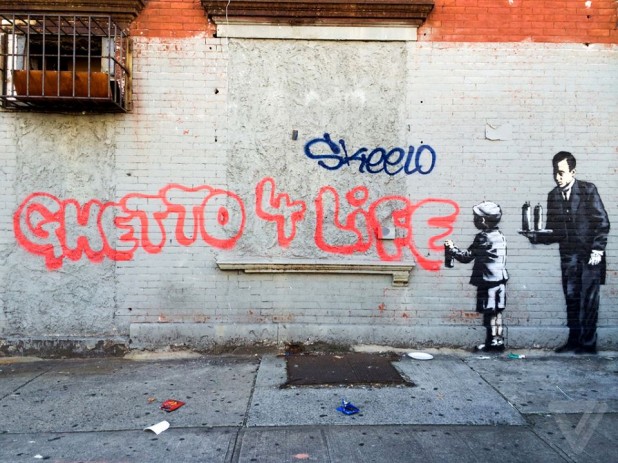 Ghetto for life Banksy