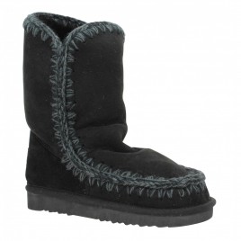 MOU Eskimo Boot 24 velours Femme Noir