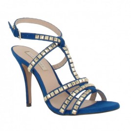 PURA LOPEZ 191 velours Femme Bleu