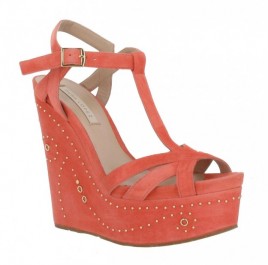 PURA LOPEZ 900 velours Femme Corail