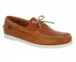 SEBAGO Docksides Horween cuir Homme Cognac