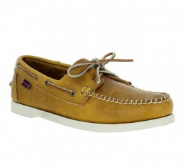 SEBAGO Docksides Horween cuir Homme Moutarde