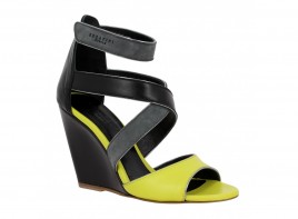 SERAFINI Wintour cuir Femme Jaune + Gris