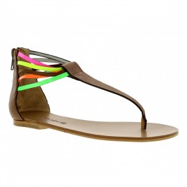 TATOOSH Ulla cuir Femme Fluo Multi