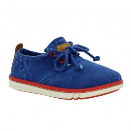 TIMBERLAND Earthkeepers Hookset Handcrafted Oxford toile Enfant Bleu