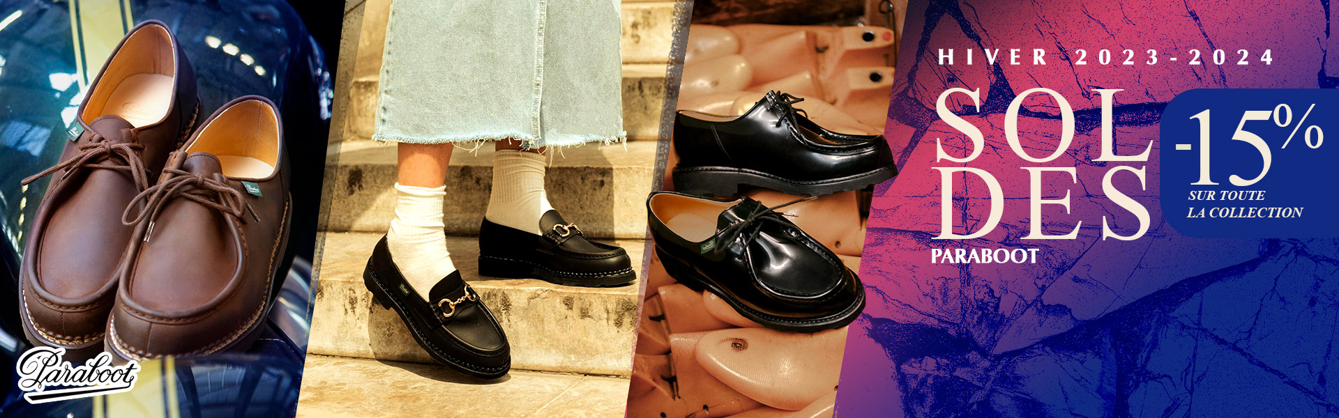 soldes paraboot femme