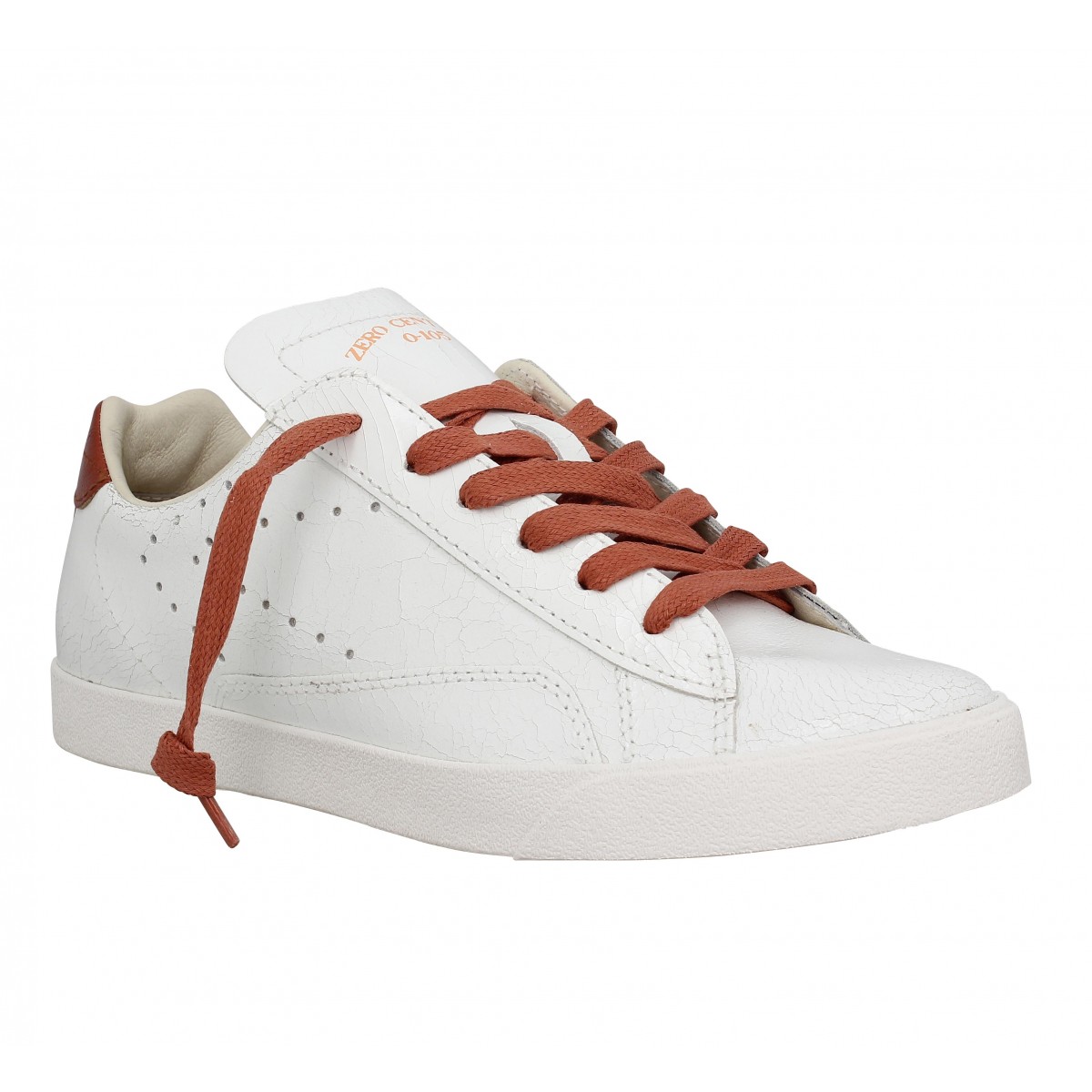 Baskets 0-105 Acsa cuir Femme Blanc