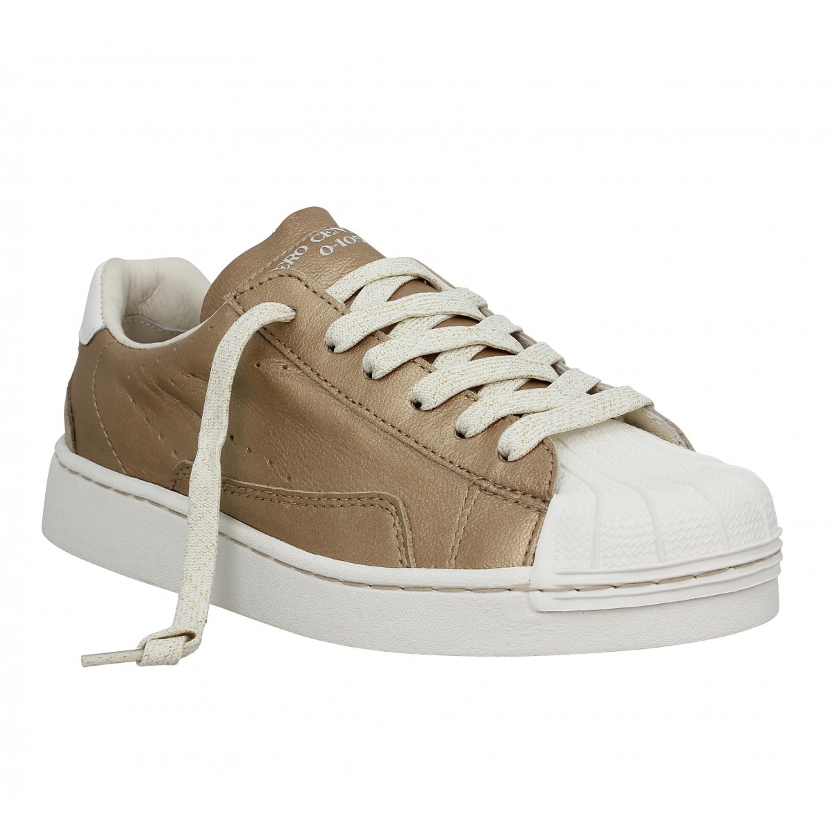 Baskets 0-105 Bianca cuir Femme Gold