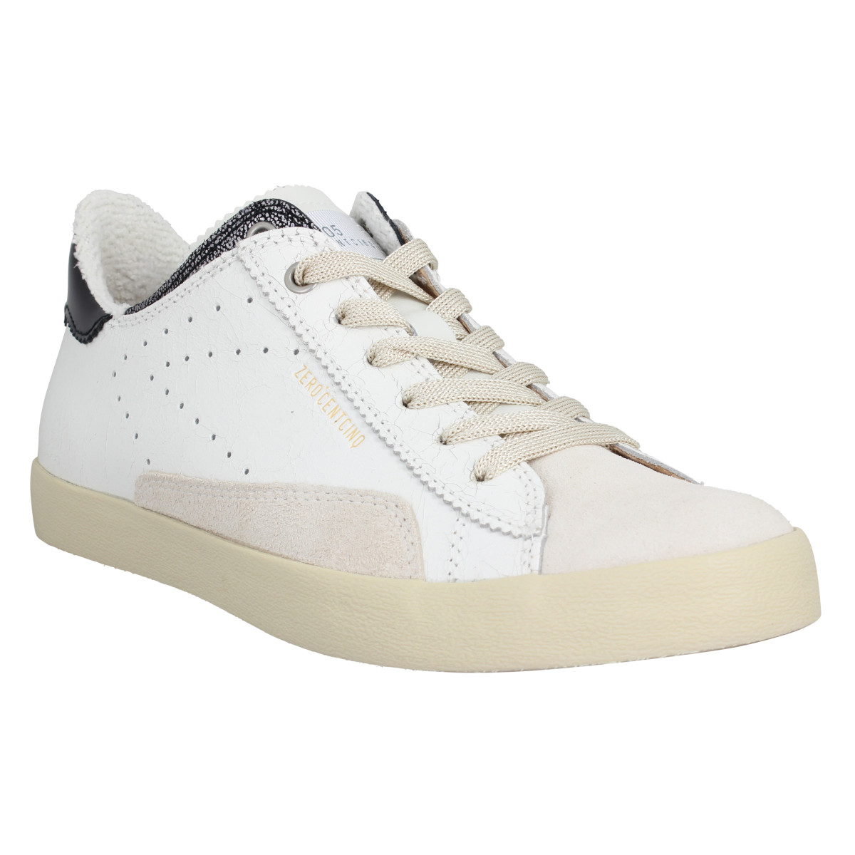 Baskets 0-105 SC06 cuir crack velours Femme Smith