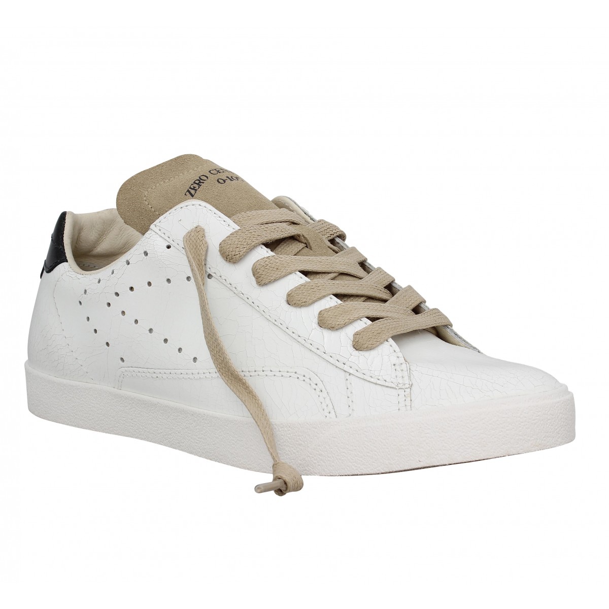 Baskets 0-105 Vera cuir Femme Blanc