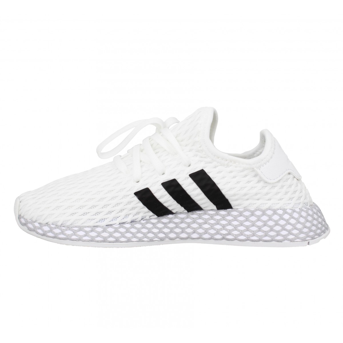 Adidas deerupt runner toile enfant blanc enfants | Fanny chaussures