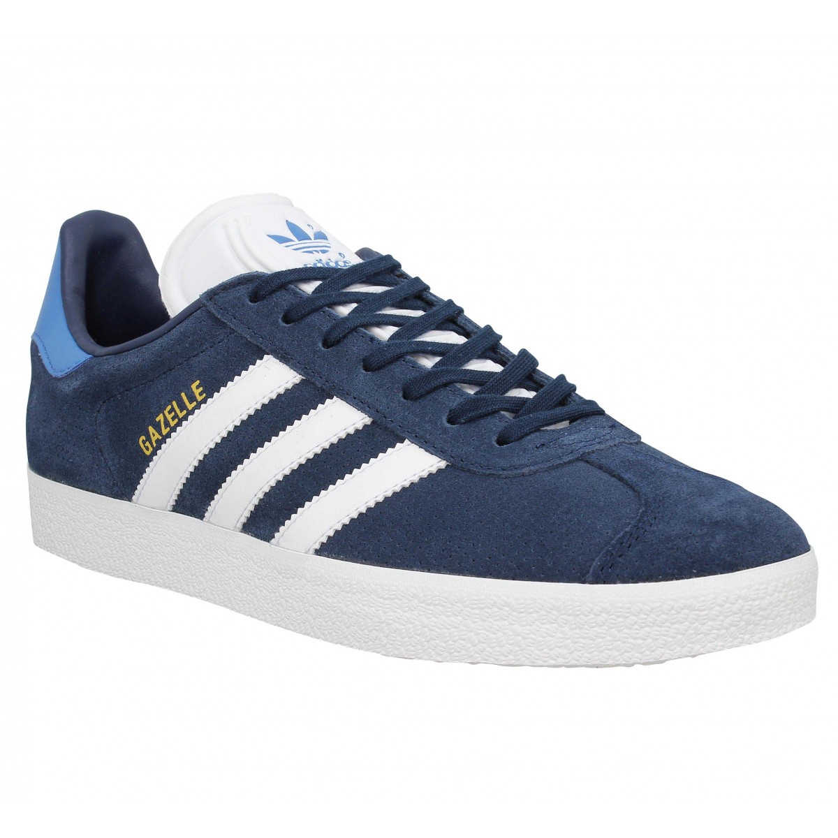 Adidas gazelle velours homme bleu roi homme | Fanny chaussures