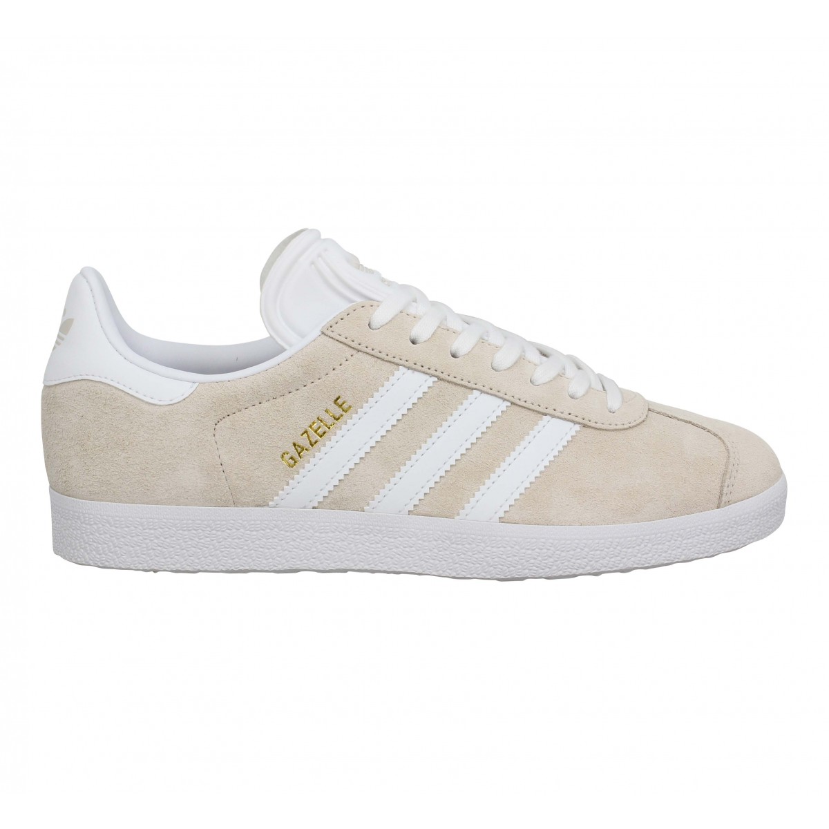 Adidas gazelle velours lin femme homme | Fanny chaussures