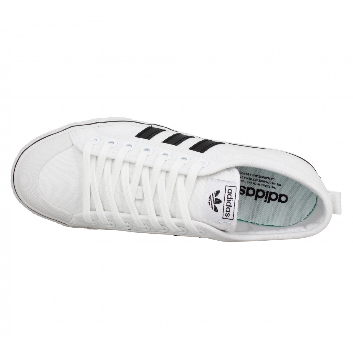 adidas toile blanche homme