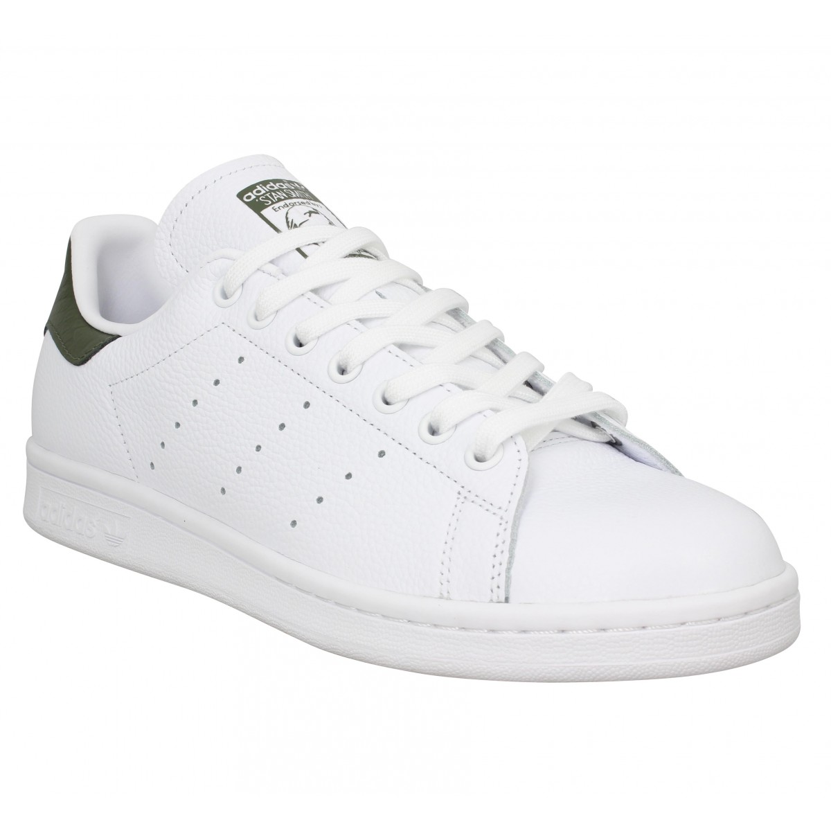 Stan smith cuir veritable top