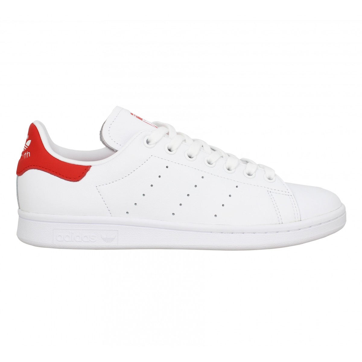 adidas stan smith blanc rouge femme