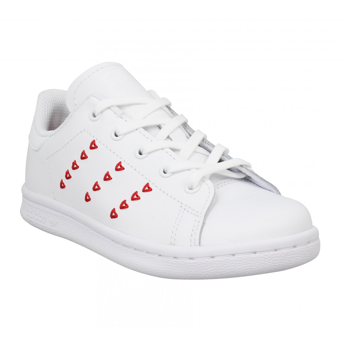 stan smith enfant rouge