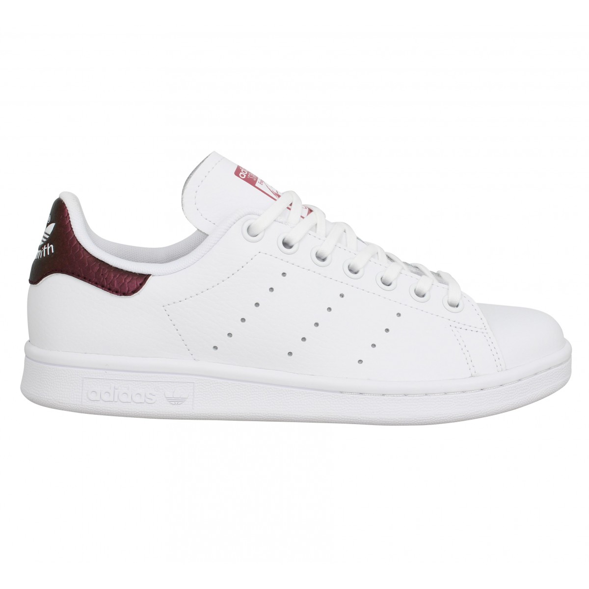 Stan smith blanc bordeaux top