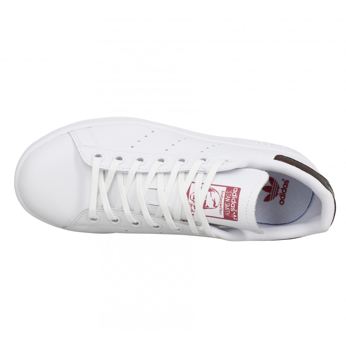 Adidas stan smith cuir femme blanc | Fanny chaussures