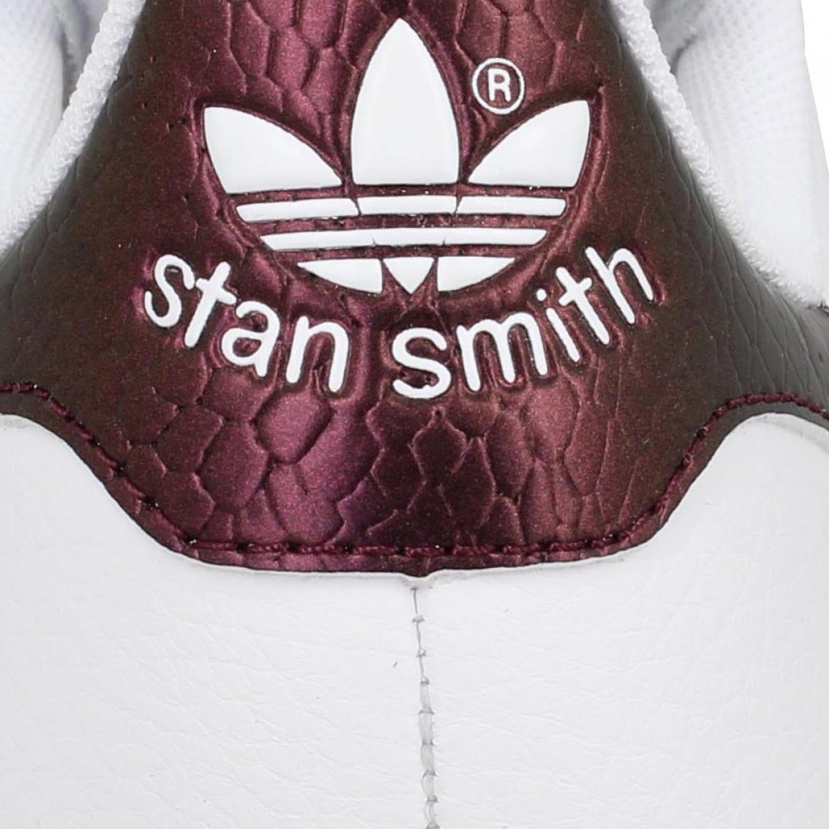 stan smith blanche et bordeaux