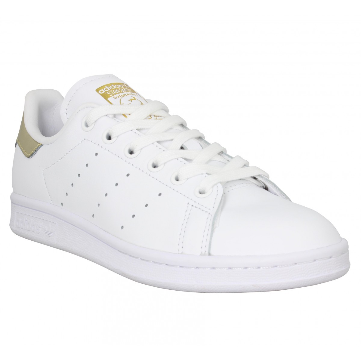 adidas montant femme blanche