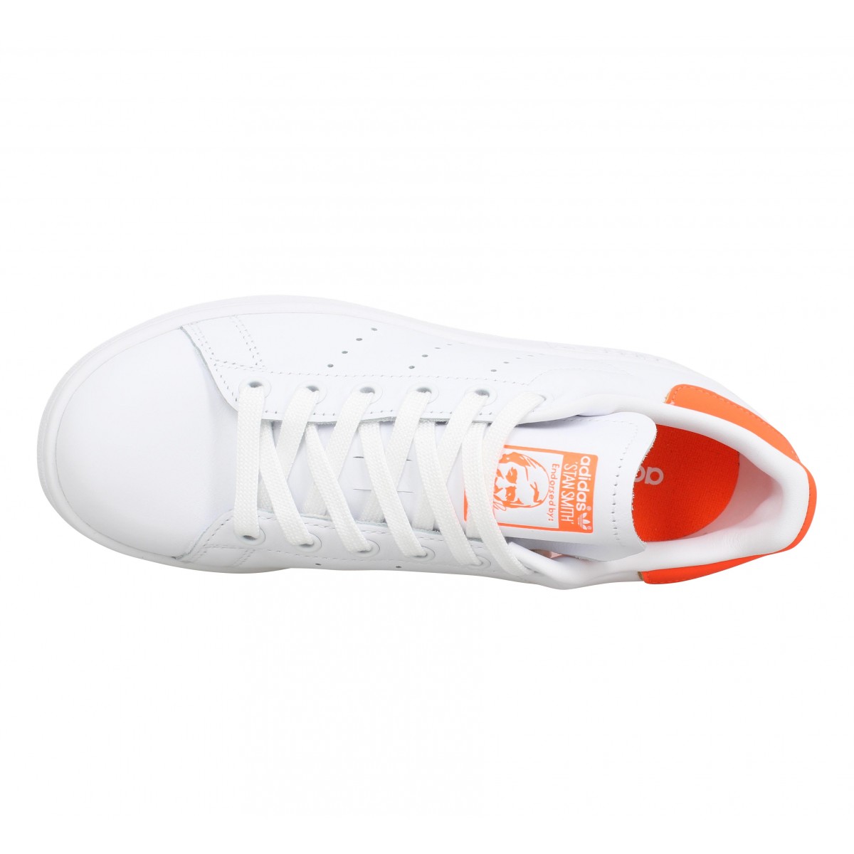 adidas blanche et orange