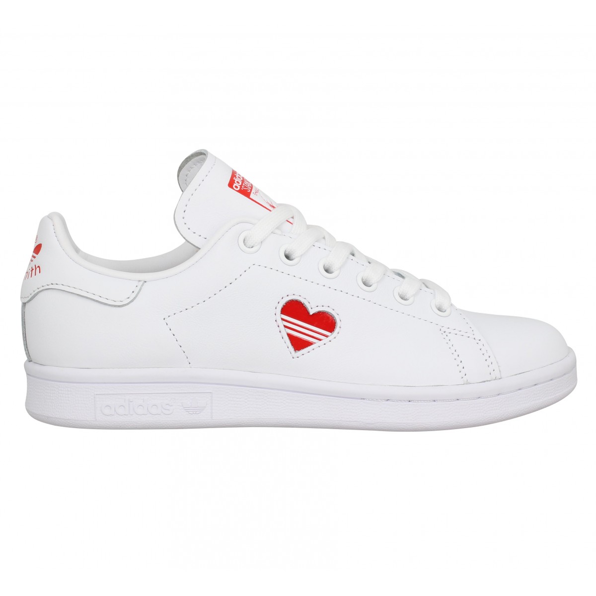 stan smith blanc rouge