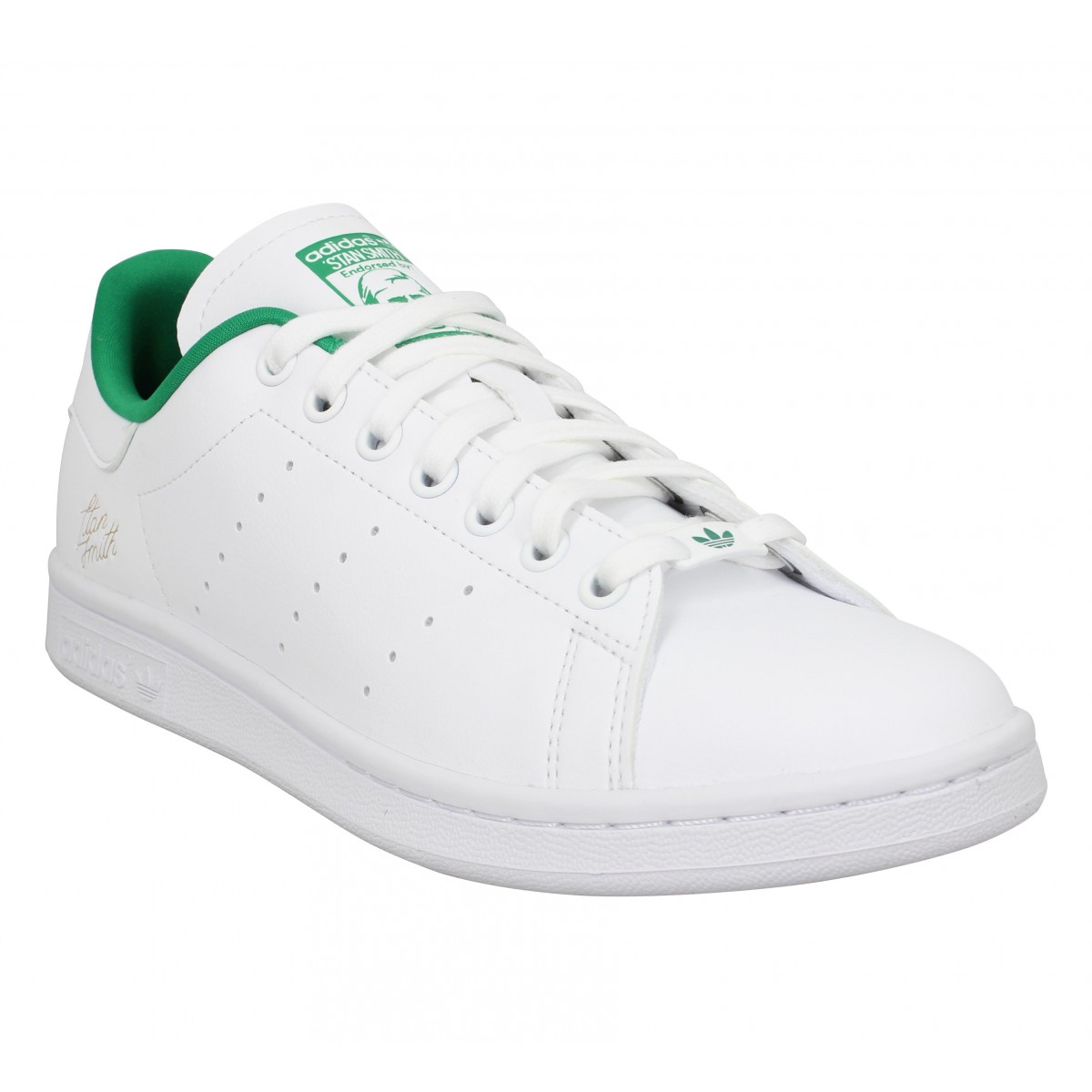 Adidas stan homme blanc vert homme | Fanny chaussures