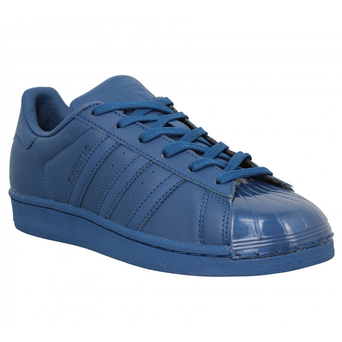 Adidas superstar glossy navy femme | Fanny chaussures