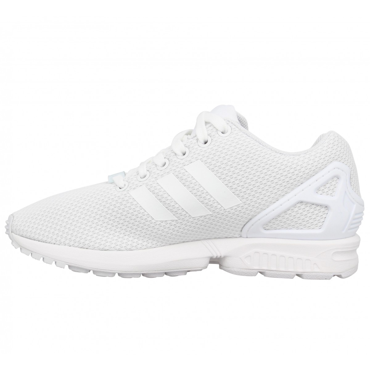 Adidas zx flux toile homme blanc | Fanny chaussures